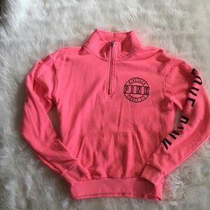 Pink sweatshirt neon pink